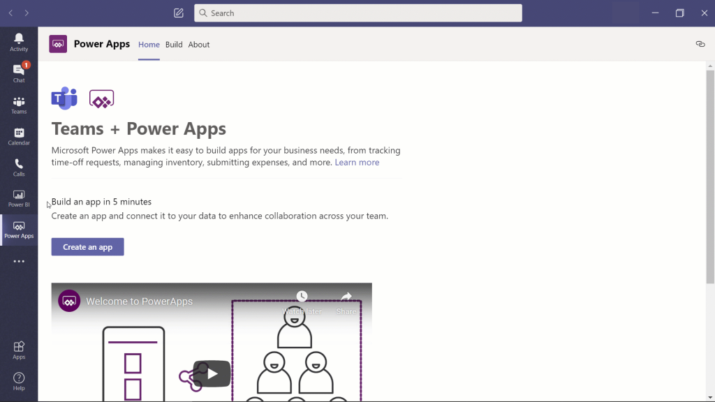 Microsoft Teams con Power Platform